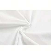 女士复古音乐猫与高音谱号图案T恤 - 柔软舒适的休闲T恤，适合音乐会、派对等场合 - 可机洗白色上衣，饰有黑色音符图案，复古美学，舒适版型，短袖衬衫，时尚达人之选 - 白色 - 查看 5