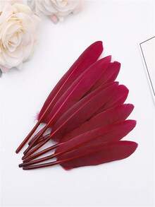 1 Pack Of 20 Pieces 10-15cm/4-6inch Colorful Duck Feathers Handicraft Accessories Small Goose Plumes Jewelry Creation DIY Gift Decorations - A - View 25