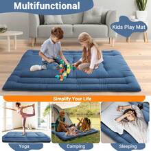 Sofa Bed Mattress - Navy Blue FULL (137*203cm) USA - View 8