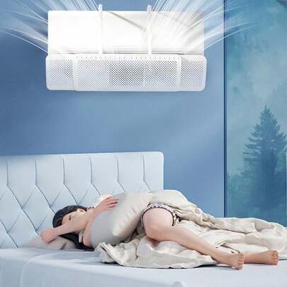 1个可调节空调挡风板，出风口导流板，防止直吹