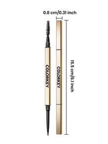 Bút kẻ lông mày COLORKEY Contour Sketch, bút kẻ lông mày lâu trôi, không lem, tạo hình và tô điểm lông mày tự nhiên, mượt mà, đầu cọ mảnh giúp định hình chính xác lông mày, mỹ phẩm trang điểm làm đẹp cao cấp, hoàn hảo cho phụ nữ và bé gái, lý tưởng cho mùa xuân hè, phù hợp với thời trang Y2K, quà tặng sinh nhật, Ngày của Mẹ, sẵn sàng cho các bữa tiệc, màu sắc đẹp nhất. - 04 Nâu tro - Xem 10