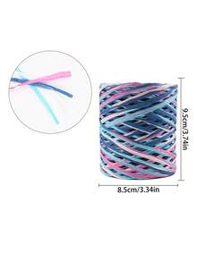 Dây ruy băng giấy raffia nhiều màu sắc, ruy băng gói quà sinh nhật nhiều màu sắc, dây giấy đóng gói, thích hợp để gói quà, trang trí DIY, tiệc tùng, sinh nhật và các dịp khác. - Nhiều màu - Xem 13