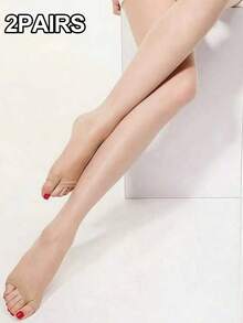 1 đôi quần tất mỏng hở ngón gợi cảm dành cho nữ - Màu be - Xem 4