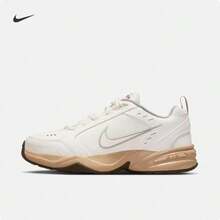 Nike Zapatos casuales de corte bajo antideslizantes para hombres Air Monarch IV - Blanco - Ver 3