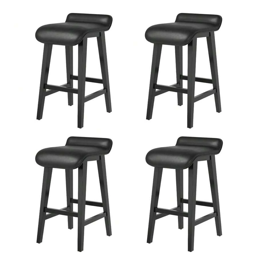 Barstools - Schwarz – 4er-Packung - Übersicht 1