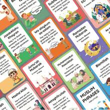 21pcs Islamic Muslim Phrases Flash Cards, Daily Dua Vocabulary Cards With Meanings, Muslim Common Phrases Learning Cards, Islamic Education Supplies, Eid Mubarak Gift - A - View 4