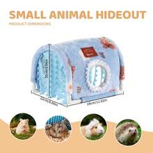 ITANDME 豚鼠躲藏窝，豚鼠兔子仓鼠床，小型动物睡床 - 查看 2