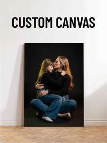 个性化家谱帆布画，可定制祖父母姓名和照片，心形树枝装饰墙画，圣诞节/生日礼物，适合送给祖父母，也适合客厅、卧室、办公室装饰。 - 彩色 - 查看 1