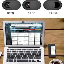 Laptop & Mobile Camera Slider Cover - Use Our Laptop Camera Slider Cover To Protect Your Privacy And Enhance Your Peace Of Mind. - Black - View 5