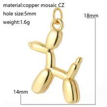 1件铜质创意新款时尚简约优雅配饰，DIY手链、包包、项链、耳环工艺组件 - 彩色 - 查看 23