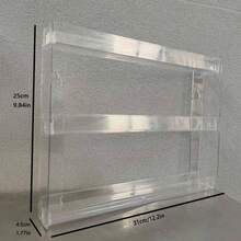 1/2 Packs Transparent 7-Slot Lipstick Organizer, Perfume Storage Box , Makeup Room Decor - Multicolor - View 12