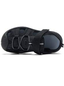 儿童休闲运动凉鞋，轻便时尚儿童户外凉鞋，男女童均适用 - 黑色 - 查看 7