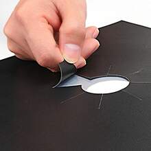 4pcs Heat Resistant, Oil-Proof, Reusable Gas Stove Burner Covers, Black And Silver With Raised Edges To Prevent Oil Stains And Spills - View 10