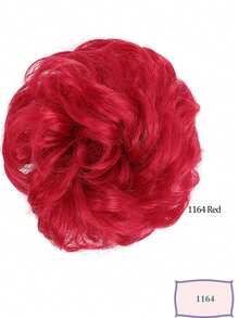 6 Inch Fluffy Bun Wig, With Elastic Hair Band, High Temperature Fiber, Suitable For All Occasions - Multicolor - View 43