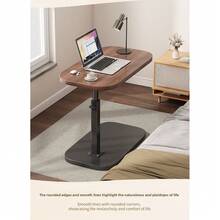 Adjustable Side End Table, Minimalist Mobile Coffee Table For Living Room Sofa, Bedside Table - Multicolor - View 12