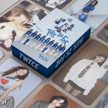 50 piezas Conjunto de Photocards de TWICE - Tarjetas coleccionables de K-Pop - Incluyendo miembros como Ahyeon, Ruka, etc. Regalo de cumpleaños, mini tarjetas para colección de fans, caja de lujo - Multicolor - Ver 2