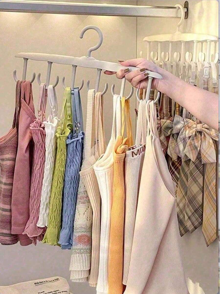 Bộ 12 móc treo xoay, giá phơi đồ lót tiết kiệm không gian, giá phơi đồ hình lượn sóng, móc treo đa năng dùng trong nhà và ký túc xá, thích hợp làm quà tặng cho bạn bè, gia đình, giáo viên, học sinh, khi đi du lịch, hoạt động ngoài trời, cắm trại, tiệc tùng, đi biển. Cũng có thể dùng làm đồ trang trí Halloween, Giáng sinh, mùa thu.