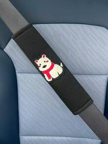 2个狗狗造型安全带套，可爱狗狗肩垫汽车安全带配件 - 護肩 - 查看 6