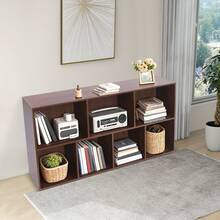 YUNRUX Bookcases - Chocolate Brown - View 8