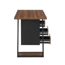 Home Office Desks - Dark Brown + MDF-1 - View 10