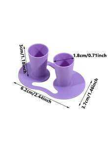 1pc Inverted Glue Bottle Holder Non-Slip Base, Suitable For Standard Glue Bottles, Smooth Squeezing Action - View 3