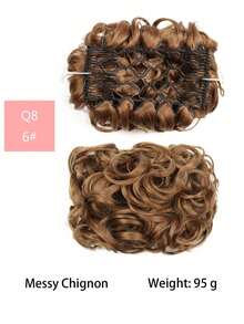 S-Noilite Pince à cheveux synthétique grande taille, accessoires de coiffure pour femmes, rajouts de cheveux, postiche de dessus - Multicolore - Voir 22