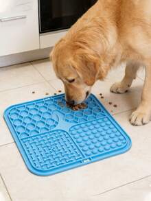 Three Pieces Pet Lick Pad-Training Slow Feeding Device, Bathing Distraction, Anti-Boring Design, Non-Slip And Easy To Clean - Multicolor - View 8