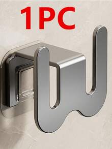 1/2pcs No Drill Wall Mounted Slipper Rack, Bathroom Shower Shoe Storage Hook Organizer - Multicolor - View 7