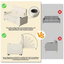 Devoko Futons - Beige - View 9