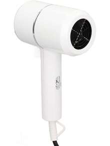 Honio Secador de Pelo Portátil, Soplador de Pelo Portátil Frío y Caliente, Iones Negativos, Enchufe de EE.UU., 110 V, Antisecado para Viajes - 1 - Ver 2