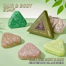 1块洗发沐浴二合一皂 - 清新香氛 - 清洁保湿 - 控油 - 改善毛躁 - 精油皂 - 深层清洁身体 - 温和保湿 - 清爽肌肤 - 手工洁面皂 - A - 查看 1