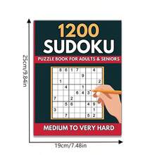1pc, 20 Pages, New Sudoku Book, Suitable For Daily Leisure, Home Relaxation, Passing Time During Travel, Good Gift Choice (Pen Not Included) - 1PC - View 3