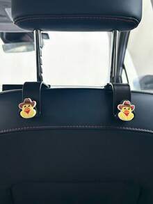 2pcs Duck-Shaped Single Hook, Car Seat Back Hanger Organizer Hooks - Hook Up - View 11