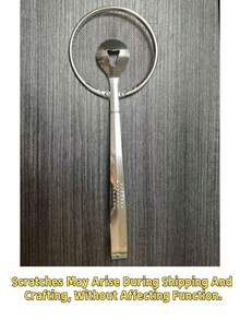 1Pc Stainless Steel 2-In-1 Food Strainer & Tongs – Multi-Functional Kitchen Tool For Frying, Straining, And Gripping - Multicolor - View 15