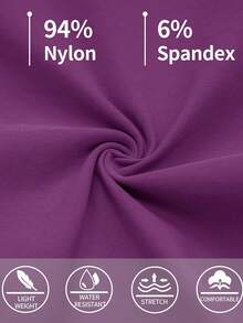 KEFITEVD Women's Hiking Pants Quick-Dry Soft Lightweight Multi-Pockets Pants Camping Cycling Fishing Summer - Red Violet - View 6