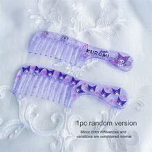 SANRIO （正版授权）1把三丽鸥卡通透明可爱黑猫、梦宫狗、美乐蒂便携式粗齿小梳，精致迷你梳，口袋梳，适合日常使用和学生生日礼物 - 梳子 - 查看 12