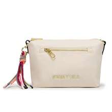 Bolso de hombro LOLA, bolso bandolera BIMBA, clutch de mujer, bolso cuadrado pequeño ligero y sencillo, bolso de mujer, cartera - Beis - Ver 1