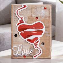 Creative Love Dies, DIY Scrapbooking Album And Embossing Stencil, Greeting Card Making Tool, Card Paper Cutting Crafts ,Gift Card Making Template Die Cuts. - Silver - View 2