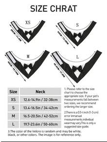 Bộ vest cho chó, khăn trùm đầu và khăn quàng cổ cưới cho chó, nơ cổ cho thú cưng, trang phục trang trọng có thể điều chỉnh cho chó, phù hợp cho tiệc sinh nhật, vừa với chó và mèo nhỏ, vừa và lớn, trang phục ngày Valentine cho thú cưng. - màu đen - Xem 2