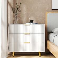 Dressers & Chests Of Drawers - White + MDF - View 8