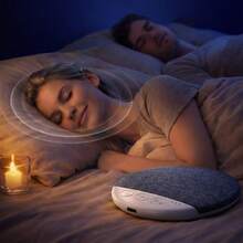 FollowBreak Máquina de sonido para dormir, diseñada para el sueño, excelente calidad de sonido con efectos relajantes, función de audiolibro para dormir, temporizador de apagado automático, se puede colocar debajo de la almohada, compacta y delgada, compatible con teléfonos inteligentes - Multicolor - Ver 2