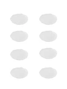 4件/6件套优雅甜点盘，早餐糕点托盘，塑料防裂蛋糕架，时尚大理石纹理甜点盘，适用于下午茶、早餐、甜点 - 查看 13