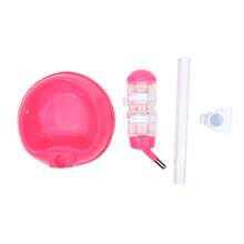 宠物立式饮水器，高度可调自动喂水喂食碗，狗狗饮水瓶分配器，猫狗喂水碗套装 - 500ml - 查看 6