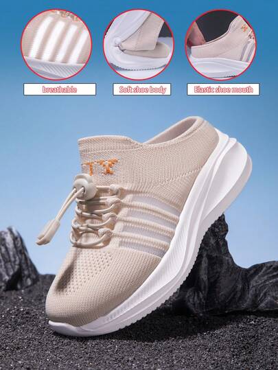 2026 New Children & Teenagers' Fashion Casual Cute Durable Anti-Slip Soft Breathable Odor-Resistant Mesh Slip-On Outdoor & Indoor Walking Sneakers