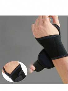 1pc Fitness Elbow Sleeve, Wrap-Around Compression Strap With Hook And Loop Closure For Powerlifting, Deadlift, Weight Training - Multicolor - View 2