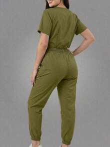 Scrub Sets - Army Green - View 2