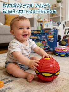 1 szt. Elastyczna piłka transformująca, prezent na imprezę, latająca piłka UFO, sporty ogrodowe, plażowe, odpowiednie na imprezy dla dorosłych, idealne na Halloween/Boże Narodzenie/Święto Dziękczynienia – prezent, gra, gra planszowa, zabawki dla dzieci, zabawki dla chłopców, zabawki dla dzieci, zabawki plażowe, piłki do basenu z piłeczkami, piłki odbijające, piłki plażowe - Piłka - Zobacz 11