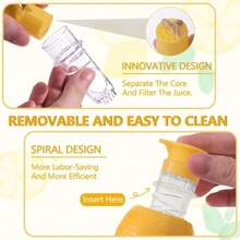 Manual Juicer, Lemon And Orange Juicer, Rotary Juice Separator, Multifunctional, Manual Press-Type Fresh Juicer, Kitchen Gadget - 綠色 - 查看 3