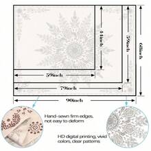 1 tấm thảm trang trí nghệ thuật độc đáo - Hình mèo mặc áo khoác treo tường phòng tắm, chất liệu vải polyester, hoàn hảo cho Halloween, Giáng sinh. - Nhiều màu - Xem 3