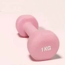 1对PVC涂层小哑铃，轻便健身器材，适合女性，用于力量训练 - 彩色 - 查看 5